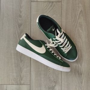 NEW Nike Blazer Lo - size 11 - green - leather - Low